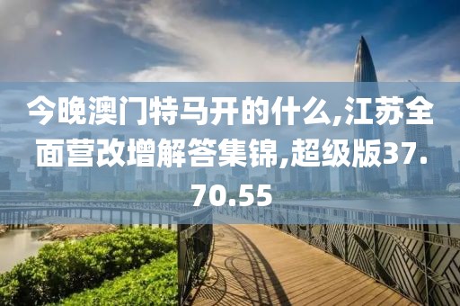 今晚澳门特马开的什么,江苏全面营改增解答集锦,超级版37.70.55
