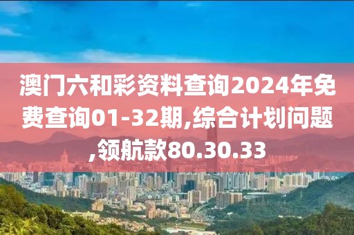 澳门六和彩资料查询2024年免费查询01-32期,综合计划问题,领航款80.30.33
