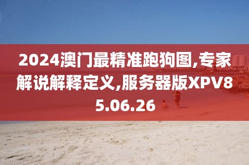 2024澳门最精准跑狗图,专家解说解释定义,服务器版XPV85.06.26