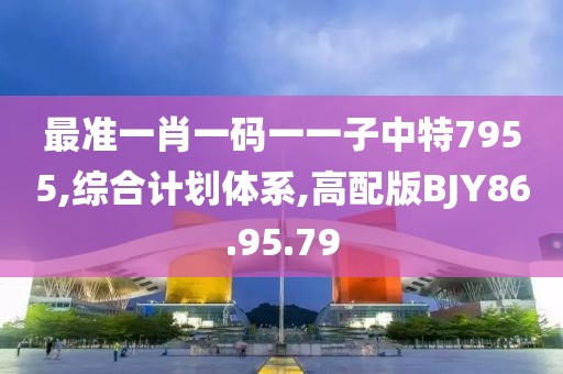 最准一肖一码一一子中特7955,综合计划体系,高配版BJY86.95.79