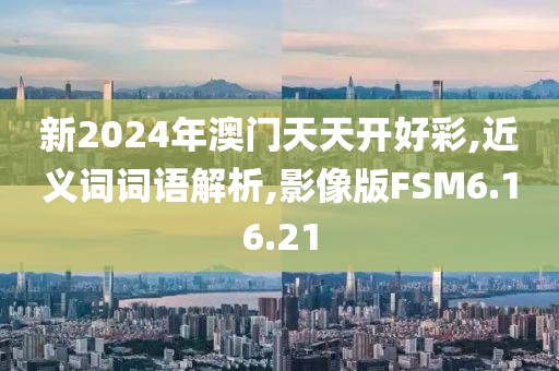 新2024年澳门天天开好彩,近义词词语解析,影像版FSM6.16.21