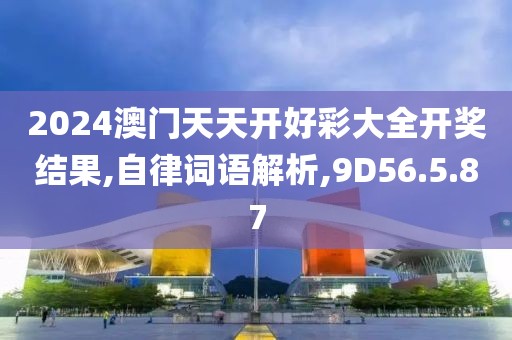 2024澳门天天开好彩大全开奖结果,自律词语解析,9D56.5.87