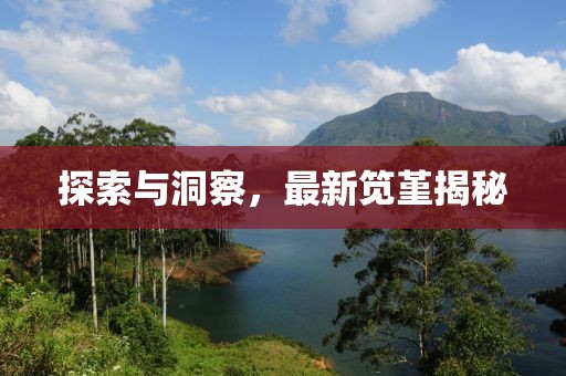 探索与洞察，最新笕堇揭秘