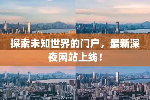 探索未知世界的门户，最新深夜网站上线！