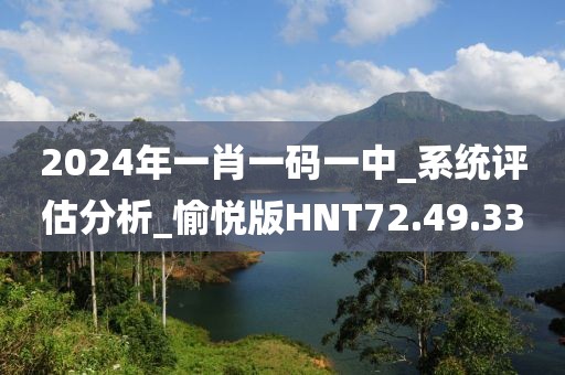 2024年一肖一码一中_系统评估分析_愉悦版HNT72.49.33