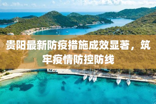 贵阳最新防疫措施成效显著，筑牢疫情防控防线