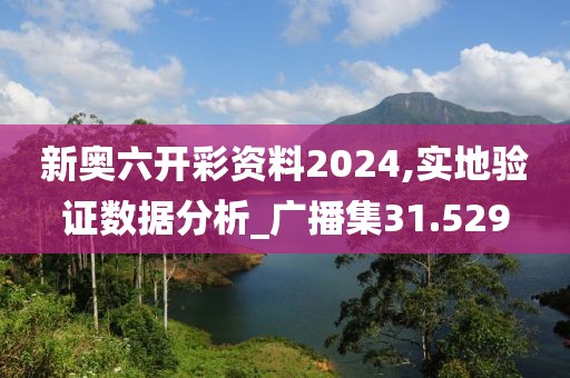 新奥六开彩资料2024,实地验证数据分析_广播集31.529