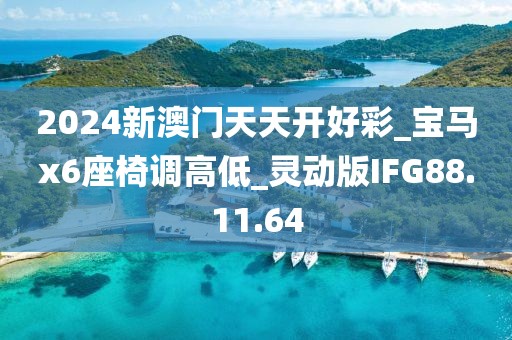2024新澳门天天开好彩_宝马x6座椅调高低_灵动版IFG88.11.64