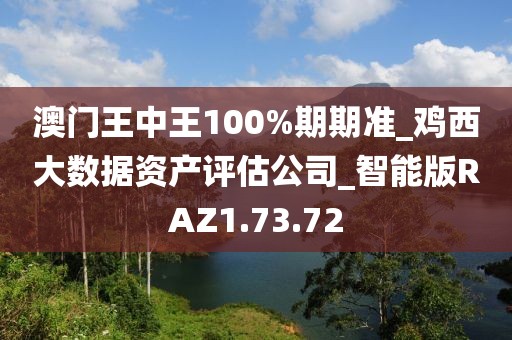 澳门王中王100%期期准_鸡西大数据资产评估公司_智能版RAZ1.73.72