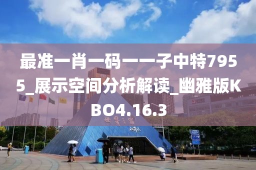 最准一肖一码一一子中特7955_展示空间分析解读_幽雅版KBO4.16.3