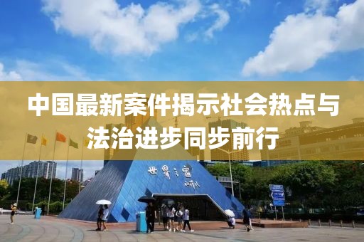 中国最新案件揭示社会热点与法治进步同步前行