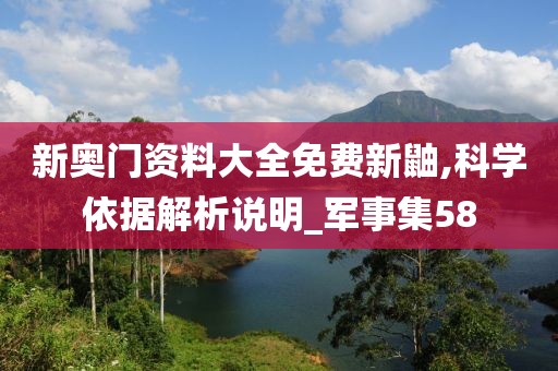 新奥门资料大全免费新鼬,科学依据解析说明_军事集58