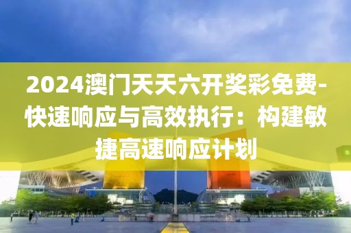 2024澳门天天六开奖彩免费-快速响应与高效执行：构建敏捷高速响应计划