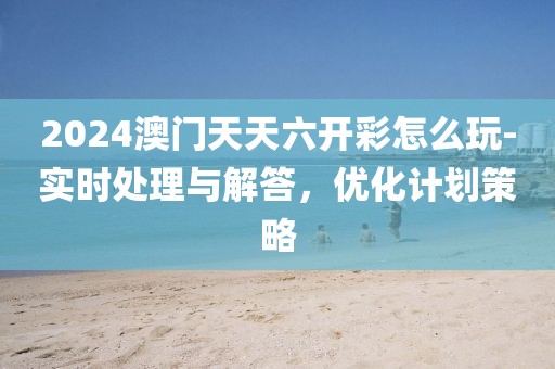 2024澳门天天六开彩怎么玩-实时处理与解答，优化计划策略
