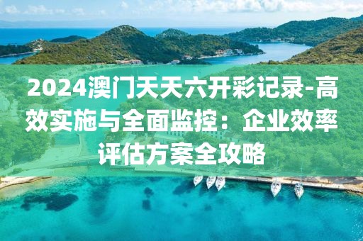 2024澳门天天六开彩记录-高效实施与全面监控：企业效率评估方案全攻略