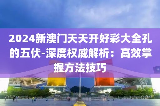 2024新澳门天天开好彩大全孔的五伏-深度权威解析：高效掌握方法技巧