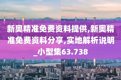 新奥精准免费资料提供,新奥精准免费资料分享,实地解析说明_小型集63.738