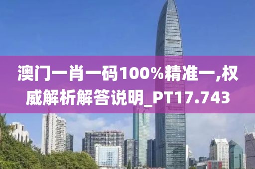 澳门一肖一码100%精准一,权威解析解答说明_PT17.743