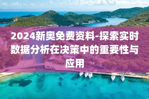 2024新奥免费资料-探索实时数据分析在决策中的重要性与应用