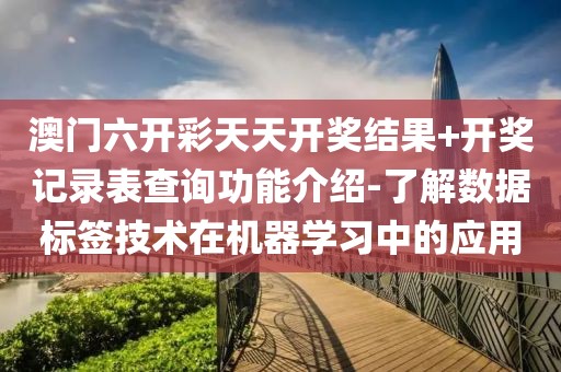 澳门六开彩天天开奖结果+开奖记录表查询功能介绍-了解数据标签技术在机器学习中的应用