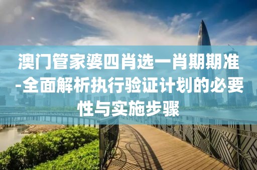 澳门管家婆四肖选一肖期期准-全面解析执行验证计划的必要性与实施步骤