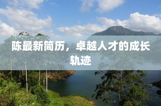 陈最新简历，卓越人才的成长轨迹
