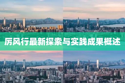 厉风行最新探索与实践成果概述