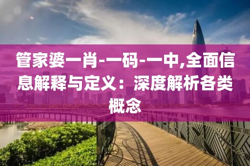 管家婆一肖-一码-一中,全面信息解释与定义：深度解析各类概念