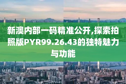 新澳内部一码精准公开,探索拍照版PYR99.26.43的独特魅力与功能