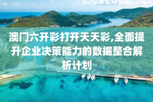 澳门六开彩打开天天彩,全面提升企业决策能力的数据整合解析计划