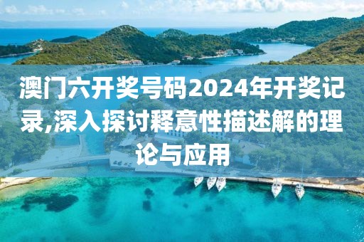 澳门六开奖号码2024年开奖记录,深入探讨释意性描述解的理论与应用