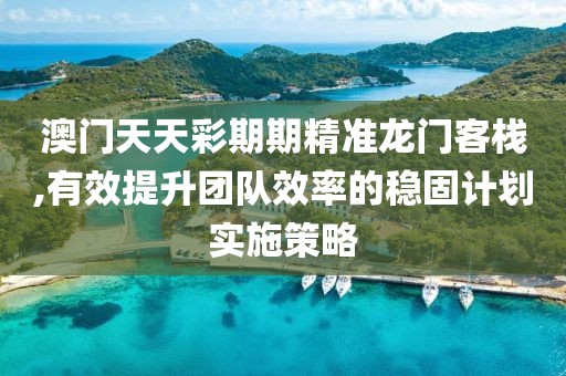 澳门天天彩期期精准龙门客栈,有效提升团队效率的稳固计划实施策略
