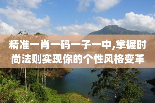 精准一肖一码一子一中,掌握时尚法则实现你的个性风格变革