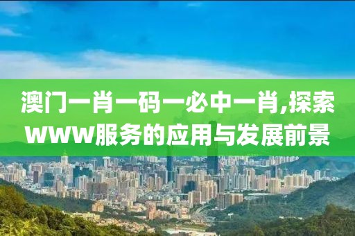 澳门一肖一码一必中一肖,探索WWW服务的应用与发展前景