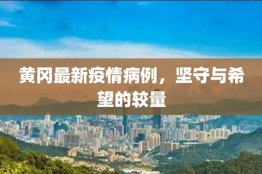 黄冈最新疫情病例，坚守与希望的较量
