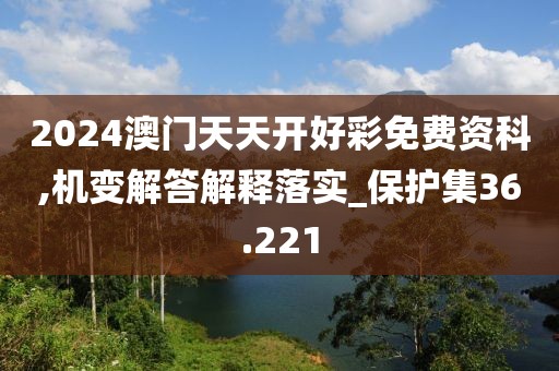 2024澳门天天开好彩免费资科,机变解答解释落实_保护集36.221