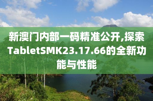 新澳门内部一码精准公开,探索TabletSMK23.17.66的全新功能与性能