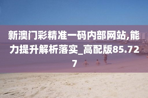 新澳门彩精准一码内部网站,能力提升解析落实_高配版85.727