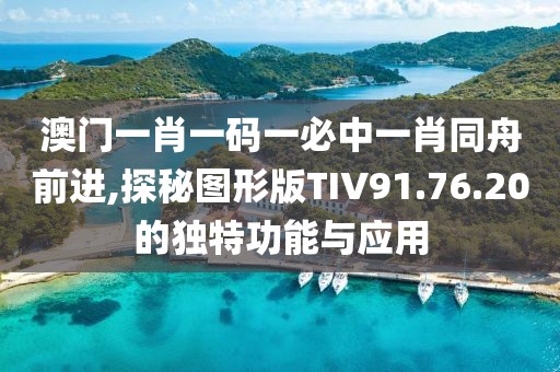 澳门一肖一码一必中一肖同舟前进,探秘图形版TIV91.76.20的独特功能与应用