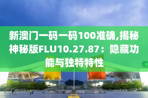 新澳门一码一码100准确,揭秘神秘版FLU10.27.87：隐藏功能与独特特性
