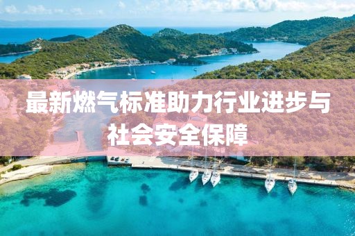 最新燃气标准助力行业进步与社会安全保障