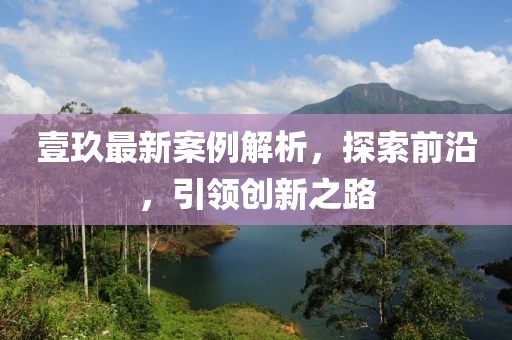 壹玖最新案例解析，探索前沿，引领创新之路