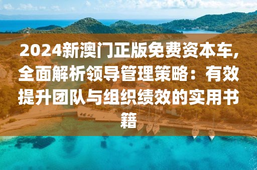 2024新澳门正版免费资本车,全面解析领导管理策略：有效提升团队与组织绩效的实用书籍