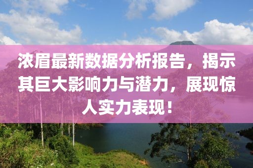 浓眉最新数据分析报告，揭示其巨大影响力与潜力，展现惊人实力表现！