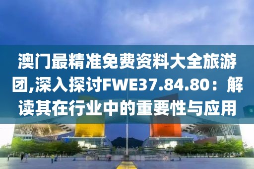 澳门最精准免费资料大全旅游团,深入探讨FWE37.84.80：解读其在行业中的重要性与应用
