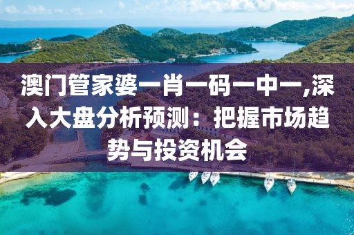 澳门管家婆一肖一码一中一,深入大盘分析预测：把握市场趋势与投资机会