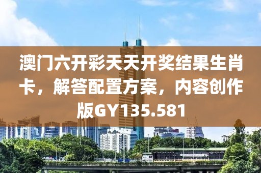 澳门六开彩天天开奖结果生肖卡，解答配置方案，内容创作版GY135.581