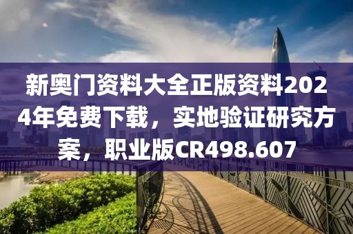 新奥门资料大全正版资料2024年免费下载，实地验证研究方案，职业版CR498.607