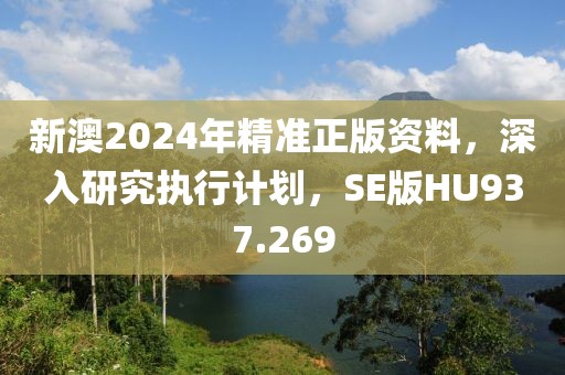 新澳2024年精准正版资料，深入研究执行计划，SE版HU937.269