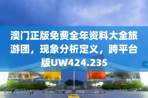 澳门正版免费全年资料大全旅游团，现象分析定义，跨平台版UW424.235